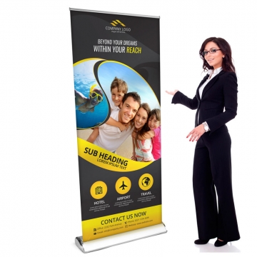 Rollup Display Deluxe 100 x 200 cm